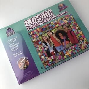 Purple Ladybug Decorate Your Own Kids Picture Frame Mosaic Craft Kit